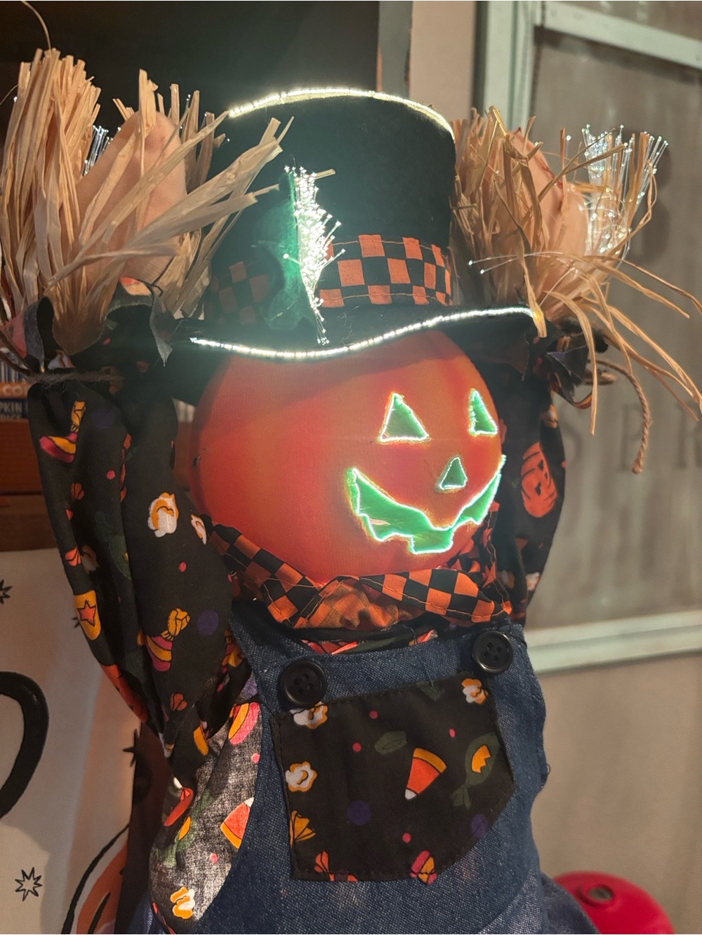 Fiber Optic Halloween Jack O’ Lantern - Picture 5 of 11